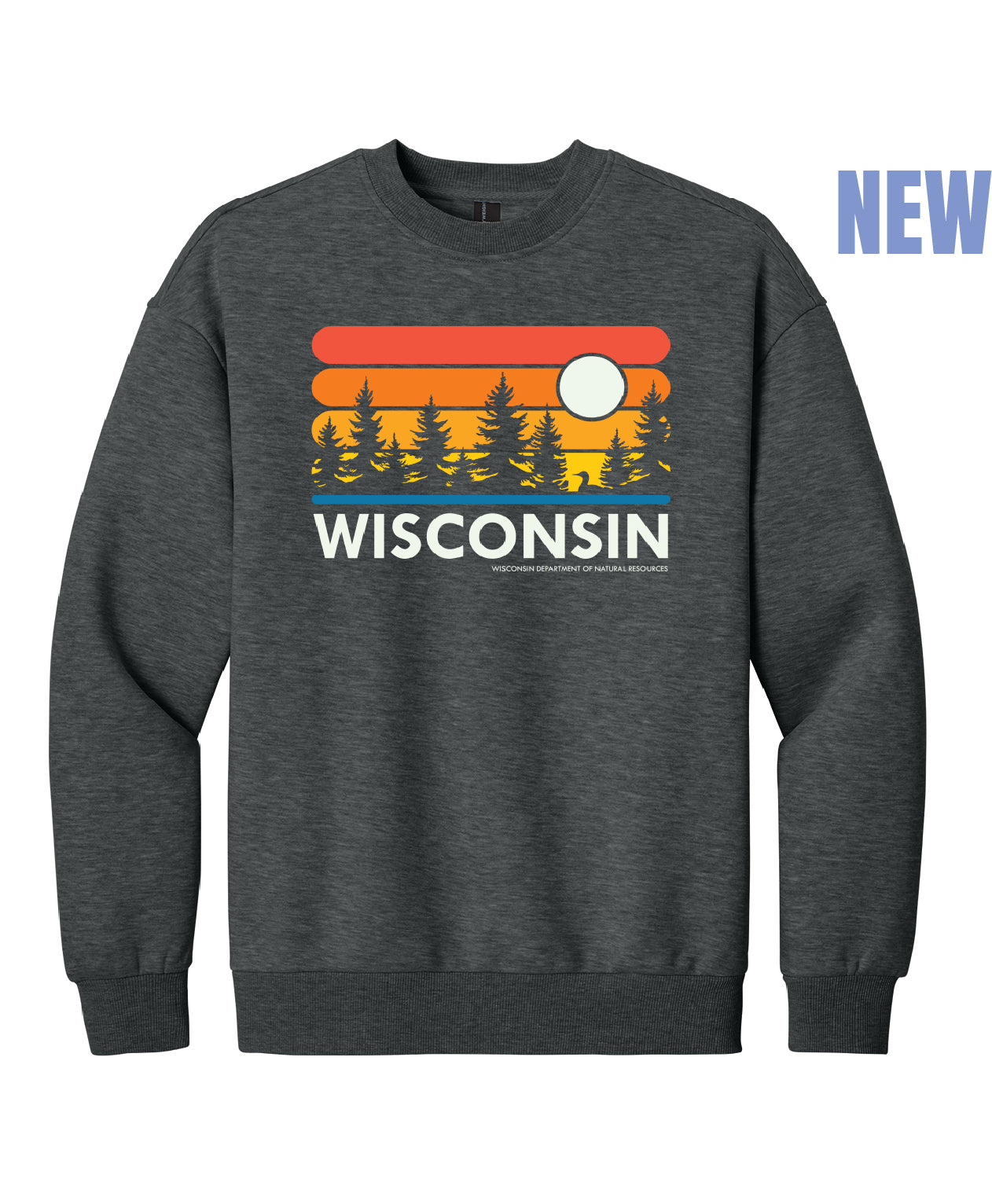Wisconsin Loon & Trees Crewneck
