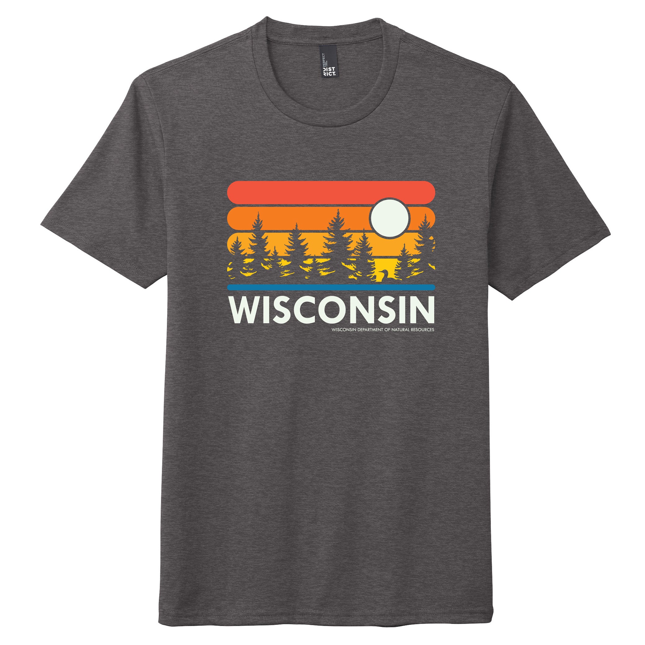Wisconsin Loon & Trees Tee